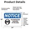 Signmission 18 in Height, 24 in Width, Vinyl Decal, Rectangle OS-2PACK-NS-D-1824-L-12336 - alternate 4